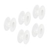 PATIKIL 20pcs 69mm Floss Bobbin Plastic Empty Spool Wire Woven