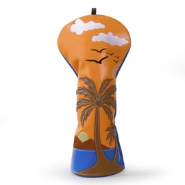 Craftsman Golf Tropical Coconut Tree Driver Headcovers Covers fits 460cc Club Head (#1 Driver Cover)
