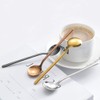 8 Pcs Coffee Spoons Teaspoons 5.3-Inch Matte Frosted Handle Stainless