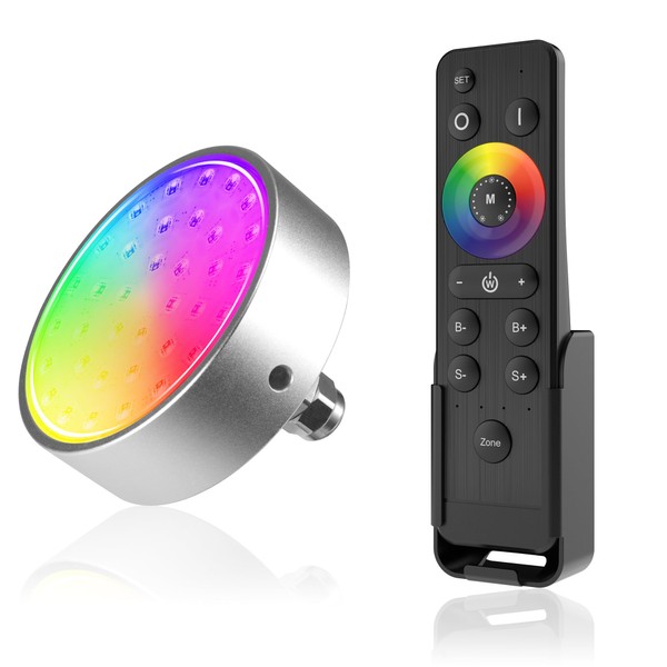 HUSUKU GT8 6000LM RGB Underwater Drain Plug Light for Boat,