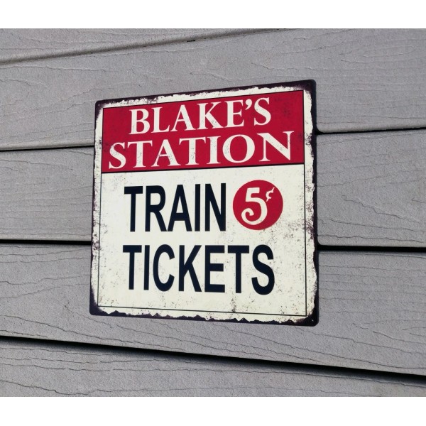Unbranded Blake's Train Station Tickets 5 cent Man cave Home