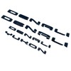 Door Rear Letters Emblem Badge Replacement for 2021-2025 Denali Yukon