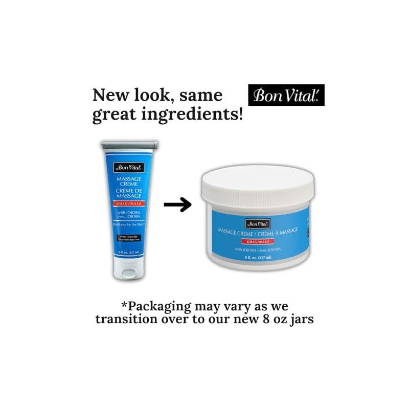 Bon Vital' - Crema de masaje original, crema terapéutica para