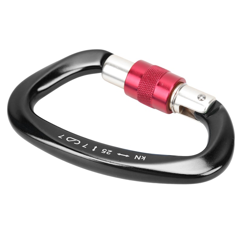 Climbing Carabiner Heavy Duty AntiSlip Design Durable Light Carabiner Clip