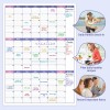 BooQool Large Dry Erase Calendar for Wall - Undated 3