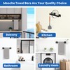 Mooche Towel Rail Black Wall Mounted, Bathroom Towel Holder, SUS304