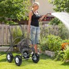 Autodaya Garden Water Hose Reel Cart - 250 ft. Capacity,