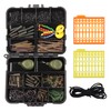 217pcs/box Carp Fishing Tackle Box Anti Tangle Sleeve Line Aligner