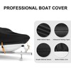 Boat Cover 14-16 ft, Waterproof 900D Heavy Duty Boat Cover,