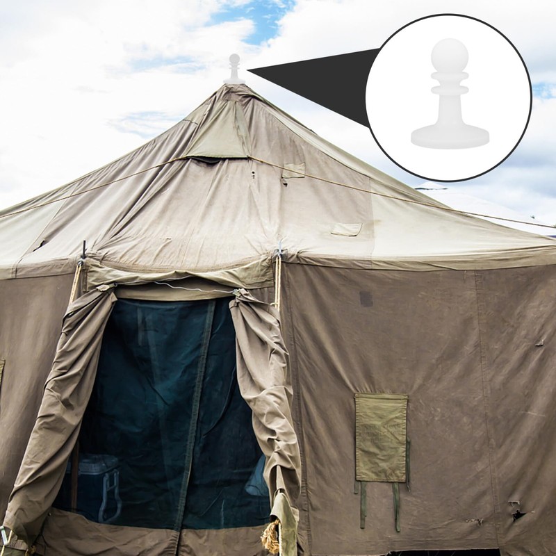 Abaodam Camping Hat Canopy Anti- Hat 4pcs Tent Supplies for