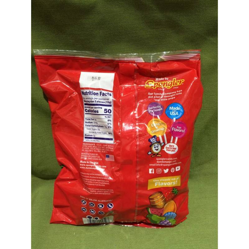 Dum Dums Original Variety Pops - Lollipop Suckers Candy -