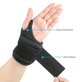 JORICY Wrist Weights with Thumb Loops Lock for Women Men Kids 1kg a Pair Ankle Weights Set Arm Hand Weighted Gloves for Walking, Running, Training, Gym Workout, Cardio Exercises, Black