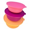 Tupperware Aloha Mixing Bowls 3pc Set Serving Nesting Storing 7.5L,