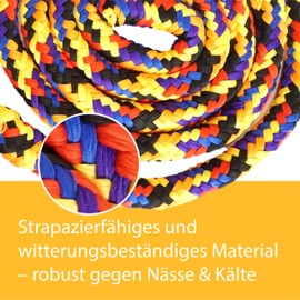 Lead Rope with Panic Hook for Horses - Tie Rope in Various Stylish Designs, Lead Rope, Pony, Donkey, Goat - Colourful