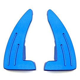 F-LptStor Steering Wheel Shift Paddle Extended Shifter Trim Cover for Dodge Challenger Charger Durango RT & Scat Pack 2015-2024, for Jeep Grand Cherokee 2014-2021 (Blue)