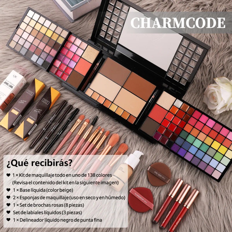 Set Profesional De Maquillaje Completo Todo En Uno