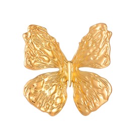 Unimooie Butterfly Brooch for Women Ladies Beautiful Alloy Butterfly Brooch Holiday Tourism Birthday Vintage Decorative Brooch Gift Backpack Scarf Coat Brooch, Metal Crystal