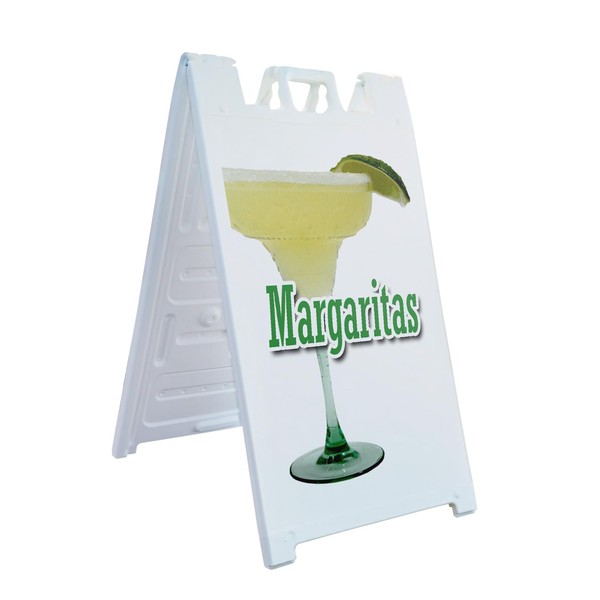 A-Frame Sidewalk Margaritas 24" x 36" Double Sided A-Frame Sidewalk
