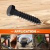 MewuDecor 3/8" x 1-1/2" Hex Head Lag Screws Bolts, External