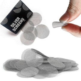 Pack of 500 20 mm Smoke Filter, Pipe Filter, Steel Pipe Filter, Strainer, Stainless Steel Pipe Filter Sieve, Smoke Filter Sieve, Pipe, Suitable for Pipe Smoking