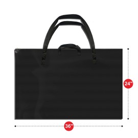 Black Art Portfolio Case 24” X 36” with Shoulder Strap
