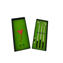 FixtureDisplays Golf Pen Set Mini Desktop Golf Ball Pen Gift Set Putter Iron Driver Signature