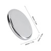 62x44x10mm Oval Shape Terahertz Stone Plate Fascia Scraper Massage Scraping