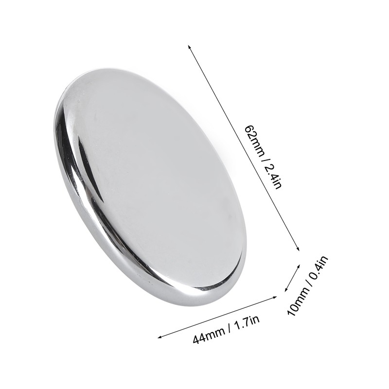 62x44x10mm Oval Shape Terahertz Stone Plate Fascia Scraper Massage Scraping