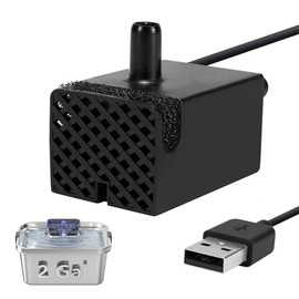 Dog Water Fountain Replacement Water Pump, 7.5L/264oz Stainless Stee Dog Water Fountain(PF-SS-01), Automatic Water Dispenser for Dogs Cats, Super-Quiet, Built-in LED Light, Low Power Consumption