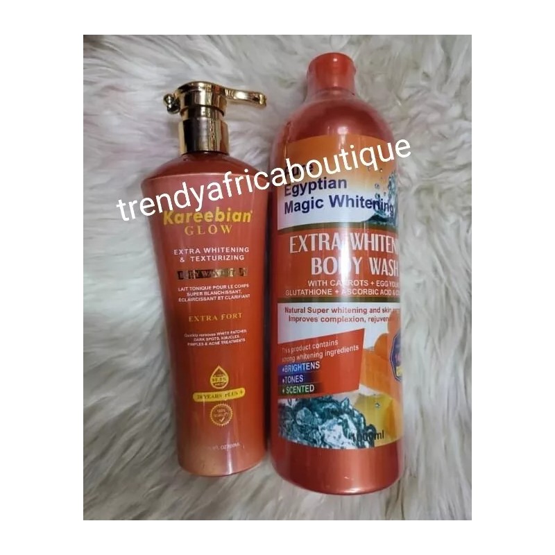 mgc 2ps. Kareebian Glow Xtra Whitening Body Lotion & Pure