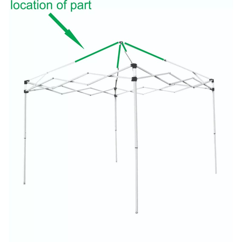 E-Z UP 10x10 AMBASSADOR instant pop-up canopy top peak replacement