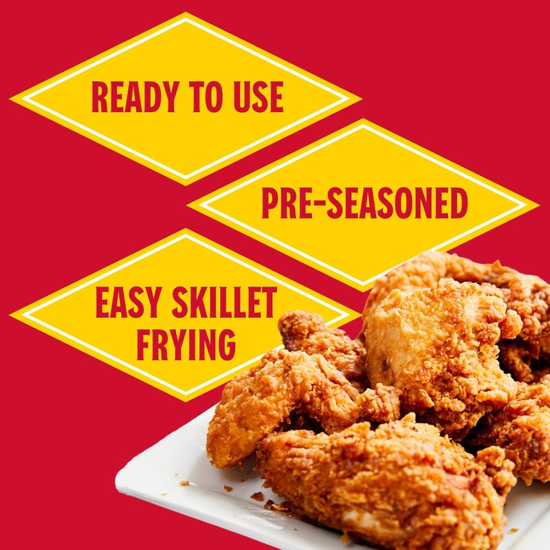 Louisiana Seasoned Chicken Fry Batter Pack of 3 Crispy Southern