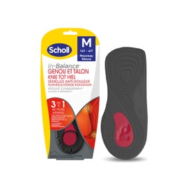 Scholl in-Balance Knee Pain Insoles - 1 Pair - Size S - 37-39.5