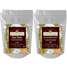 Cape Crystal Brands Value PAK-3: Pectin + Locust Bean Gum (2 oz Each) – Jam & Jelly Making, Fruit Fillings, Vegan Dessert Gels