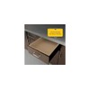 Brixwell 45-91 Cabinet Drawer Insert, Beige Plastic Organizer,11-3/4" Width,18-1/2" Depth,4"