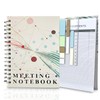 Professional Meeting Notebook with Templates and Sticky Notes – Ideal