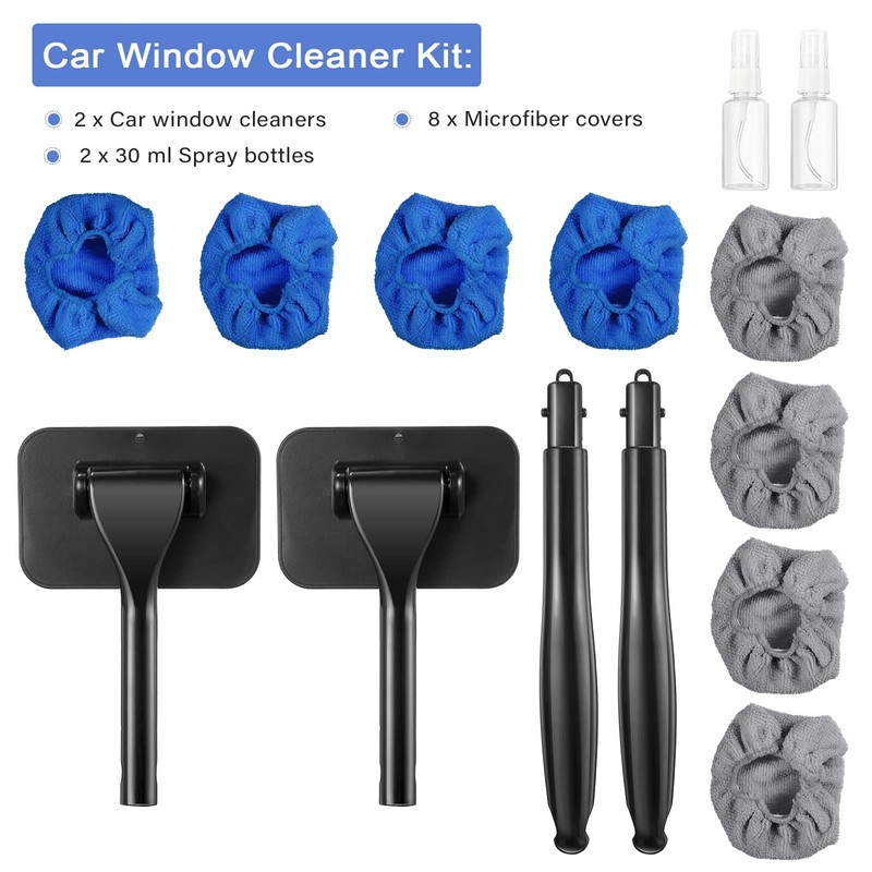 Frienda 2 Set Windshield Cleaner Tool Inside Car Windshield Cleaning