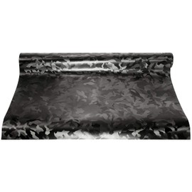 VViViD+ Stealth Medium Pattern Camouflage Vinyl Wrap Roll (3ft x 5ft, Black)