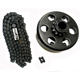 3/4'' Bore 12T #35 Centrifugal Clutch And Chain Set For Mini Bike Go Kart.