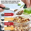 Spring Chef Magnetic Measuring Spoons Set, Dual Sided, Stainless Steel,