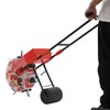 siohdagu Manual Garden Seeder, Garden Push Seeder Planter with 7