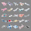 Cartoon Plane Stickers, Cartoon Tarpaulin Sticker Set, 50 Pieces, Cute