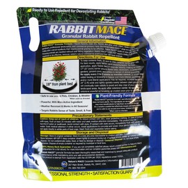 Nature's MACE Rabbit Repellent Granules, Outdoor Rabbit Deterrent for Landscape, Keep Bunnies Out of Your Lawn and Garden, Safe to use Around Pets, People, & Plants