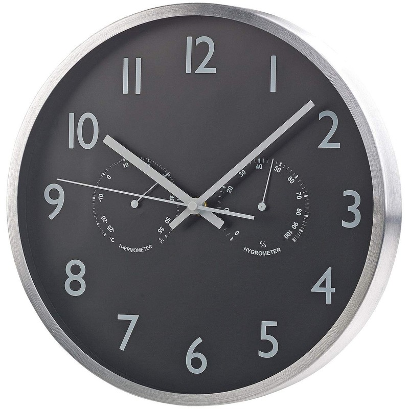 St. Leonhard Bedroom Wall Clock: Set of 2 3-in-1 Radio