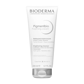 BIODERMA, Limpiador Exfoliante, Pigmentbio Foaming Cream, Jabón en Crema Exfoliante para Rostro, 200ML                                                