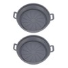 2 PCS Fryer Silicone Basket Nonstick Silicone Liners Fryer Pot