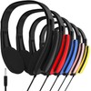 Maeline Stereo Headset with Microphone, 40 Pack On-Ear Headphones with