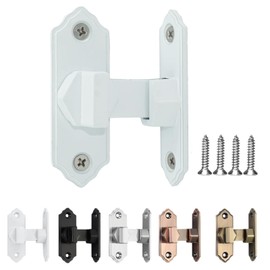 YFFSFDC 90 Degree Right Angle Door Lock Fasteners Bolt Lock, Flip Latch Lock, Door Lock Button Sliding Door Cabinet, Wood Door, Window, Sliding Door Window, Cabinet, Sliding Door Key Aftermarket Door