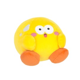 SAN-EI KGF-04 Kirby's Gourmet Festival Mini Plush Toy, Keby Yellow, W 4.3 x D 4.3 x H 3.9 inches (11 x 11 x 10 cm)