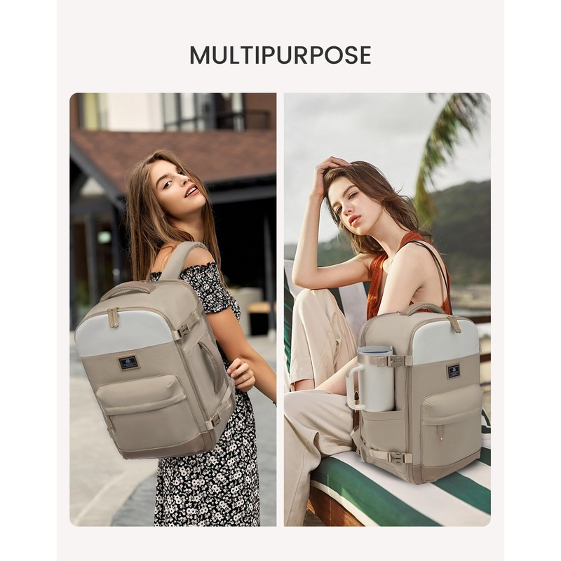 LOVEVOOK Backpack Hand Luggage Aeroplane Travel Backpack Women's Cabin Bag